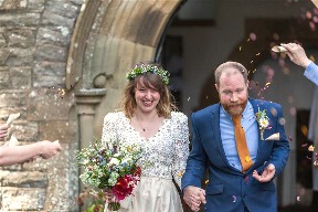 throwing confetti